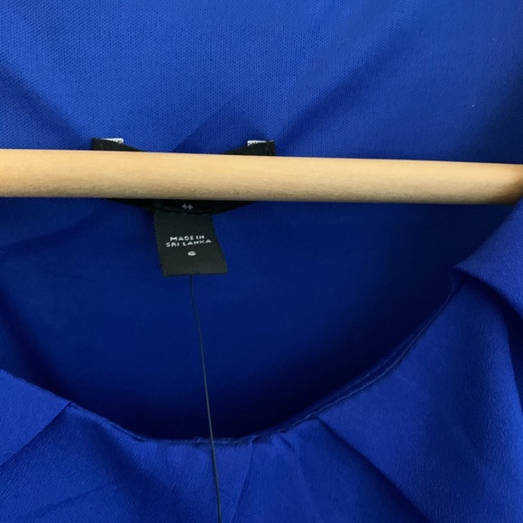 NEW with tags Express Blue Cocktail Dress Size 6 - Picture 3 of 4